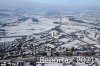 Luftaufnahme Kanton Zug/Rotkreuz/Rotkreuz im Schnee - Foto Rotkreuz ZG 6046